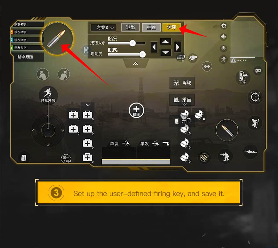 Bộ nút cơ điều khiển hỗ trợ bắn PUBG Baseus Red-Dot Mobile Game Scoring Tool cho điện thoại Android/ iPhone