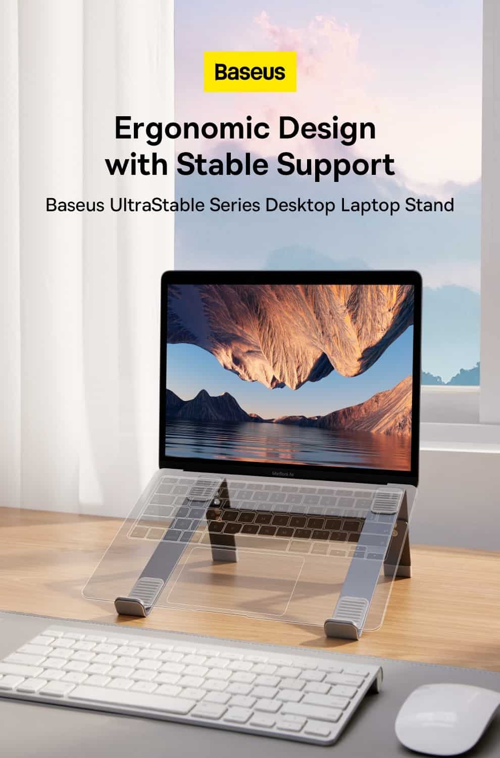Giá Đỡ Tản Nhiệt Baseus UltraStable Series Desktop Laptop Stand (Laptop Macbook Air Pro 17'')